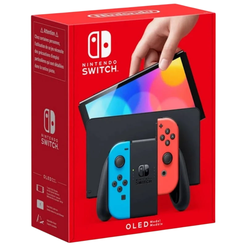 Nintendo Switch Bleu Neón/Rouge Neón - Modèle OLED