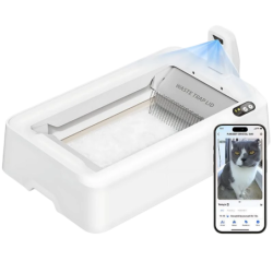 Petkit Purobot Crystal Duo caméra appli Bac à litière pour chats