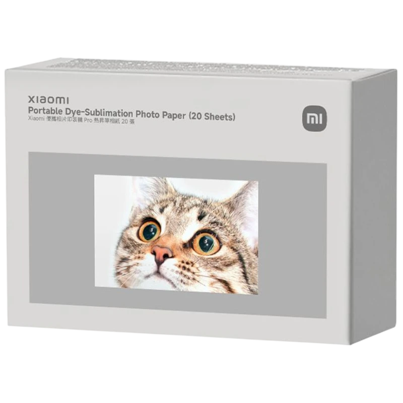 Xiaomi Portable Dye-Sublimation Photo Paper (20 Feuilles)