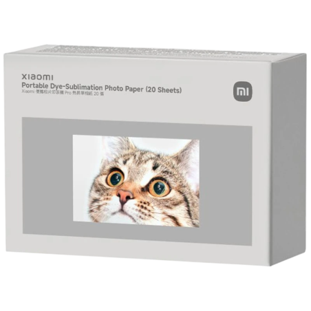 Xiaomi Portable Dye-Sublimation Photo Paper (20 Feuilles)