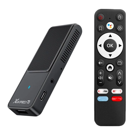 X88 Pro T1 1GB/8GB Android 14 4K WiFi 6 Bluetooth 5.0 RK3518 TV Stick