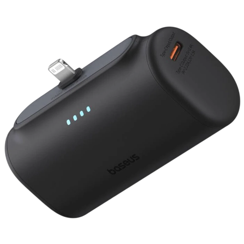 OS-Baseus Compact IP Noir 5000mAh 20W Lightning Power Bank