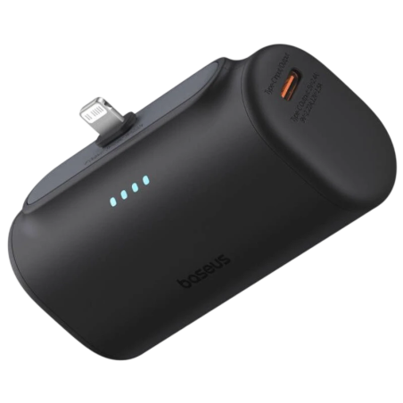 OS-Baseus Compact IP Noir 5000mAh 20W Lightning Power Bank