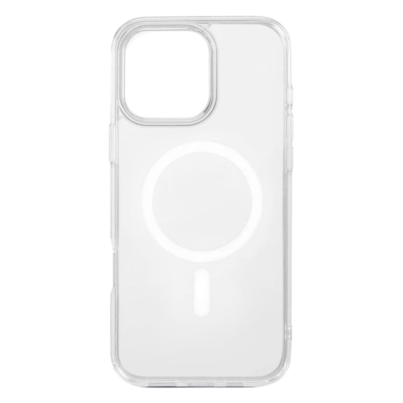 Coque avec MagSafe pour iPhone 16 Pro, transparente