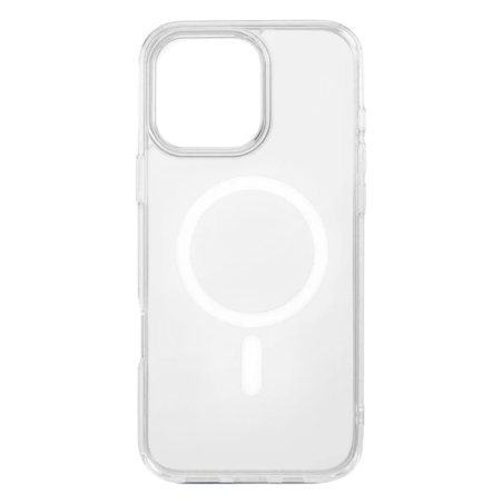 Coque avec MagSafe pour iPhone 16 Pro, transparente