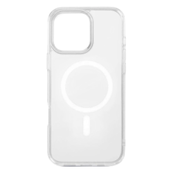 Coque avec MagSafe pour iPhone 16 Pro Max, transparente
