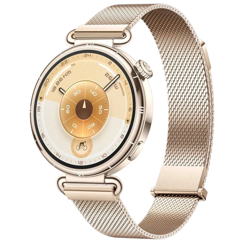 Huawei Watch GT6 41 mm Doré 1,32 pouces AMOLED GPS NFC 14 jours 5ATM IP69