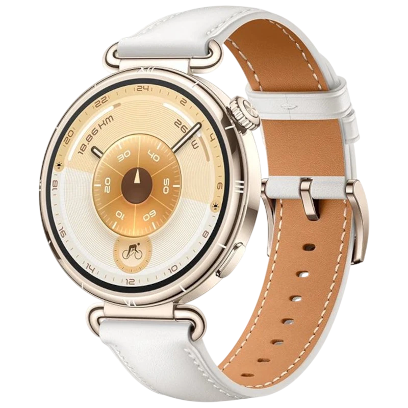 Huawei Watch GT6 41 mm Blanc 1,32 pouces AMOLED GPS NFC 14 jours 5ATM IP69