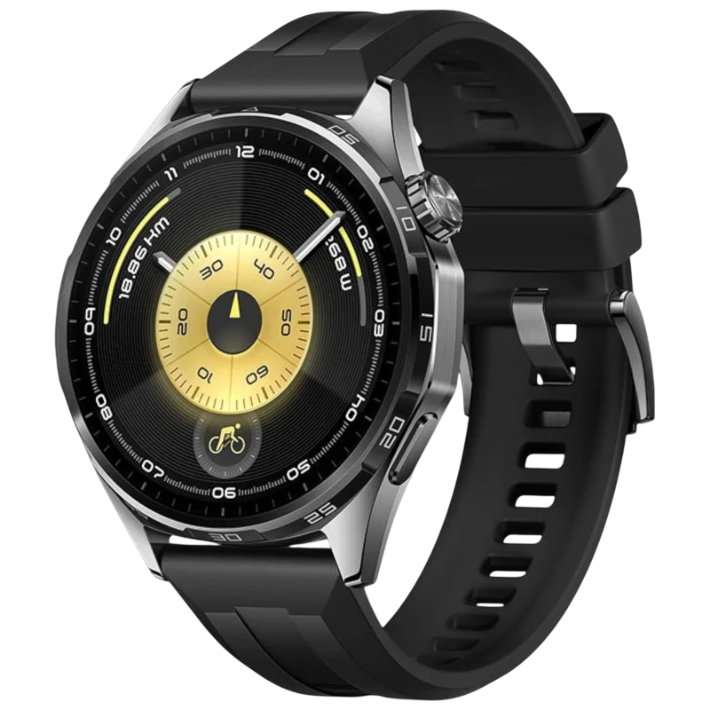 Huawei Watch GT6 46 mm Noir 1,47 pouces AMOLED GPS NFC 21 jours 5ATM IP69