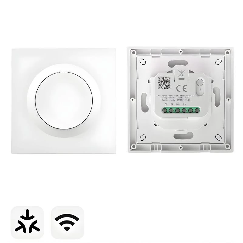 SONOFF MINIR4M-E Blanc Matter compatible avec Alexa, Google et HomeKit Interrupteur mural connecté
