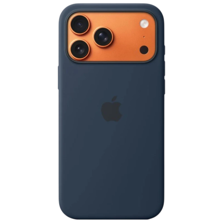 Coque en silicone avec Magsafe iPhone 17 Pro Max - Minuit