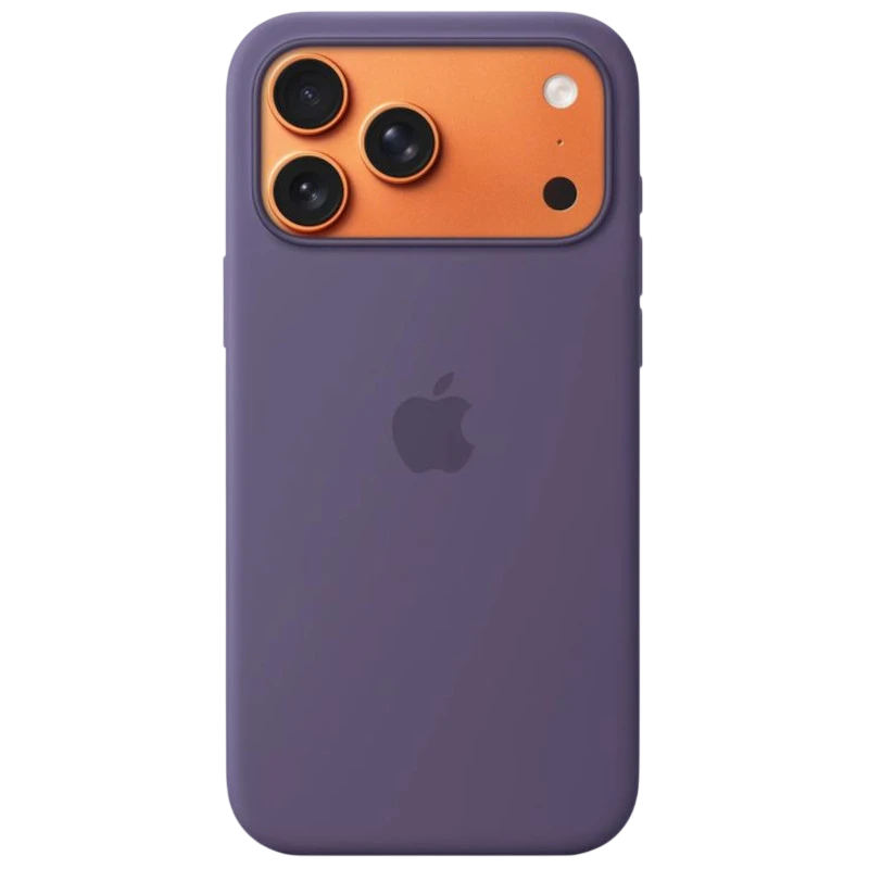 Étui en silicone avec Magsafe pour iPhone 17 Pro Max - Brouillard lilas