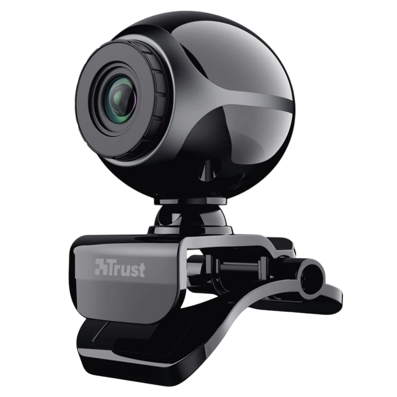 Trust Exis 0,3 MP avec Micro Noir Webcam