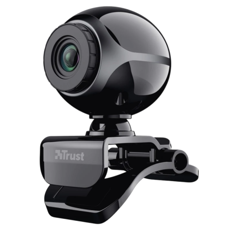 Trust Exis 0,3 MP avec Micro Noir Webcam
