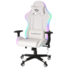 PowerGaming Lilith RGB Blanc appuie-tête coussin lombaire cuir PU Chaise gaming