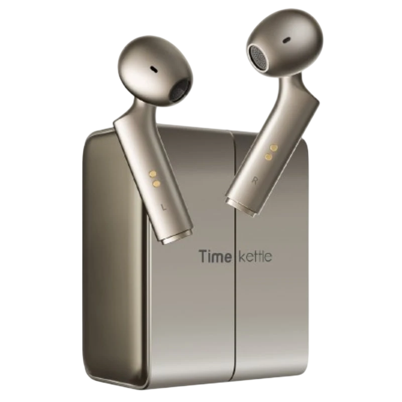 Timekettle W4 IA Doré Conduction osseuse Bluetooth 5.3 18h Écouteurs sans fil