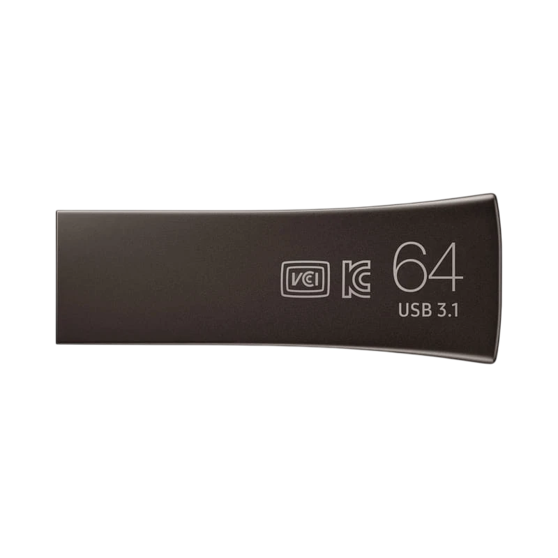 Samsung BAR Plus 64GB Gris Titan USB 3.2 200MB/s Clé mémoire