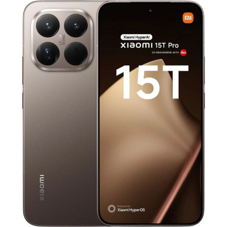 Xiaomi 15T Pro 12GB/1TB Doré 6,83 pouces AMOLED 144Hz 50MP 5500mAh 90W NFC