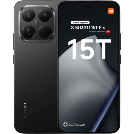Xiaomi 15T Pro 12GB/1TB Noir 6,83 pouces AMOLED 144Hz 50MP 5500mAh 90W NFC