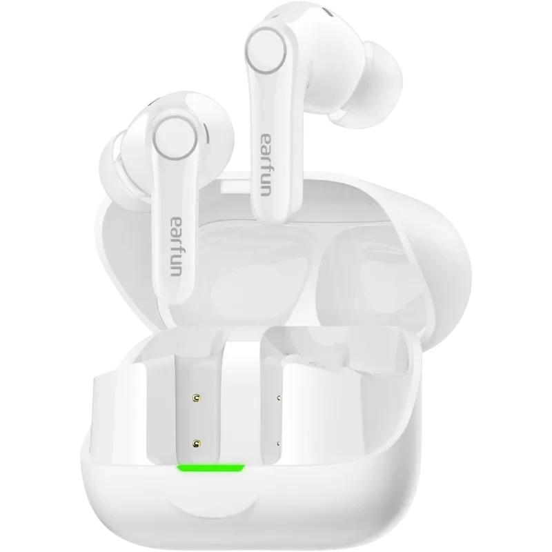 EarFun Air Pro 4+ Blanc TWS ANC Bluetooth 6.0 54h IP55 Multipoint Écouteurs sans fil
