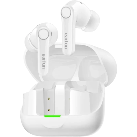 EarFun Air Pro 4+ Blanc TWS ANC Bluetooth 6.0 54h IP55 Multipoint Écouteurs sans fil