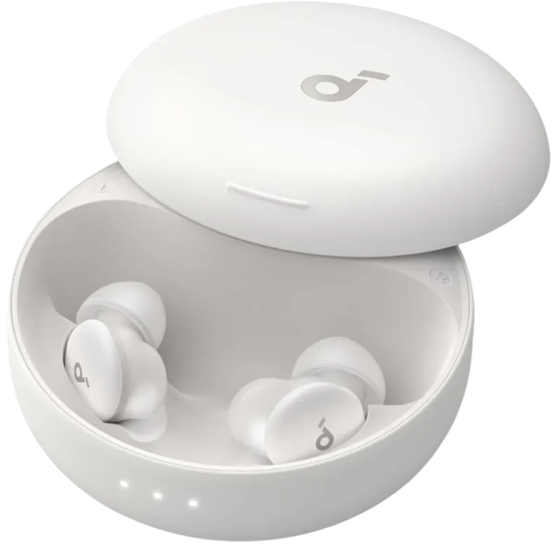 Soundcore Sleep A30 pour dormir Blanc TWS ANC Bluetooth 5.3 45h IPX4 Écouteurs sans fil