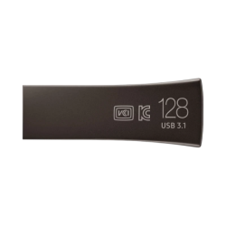 Samsung BAR Plus 128GB Gris Titan USB 3.2 200MB/s Clé mémoire