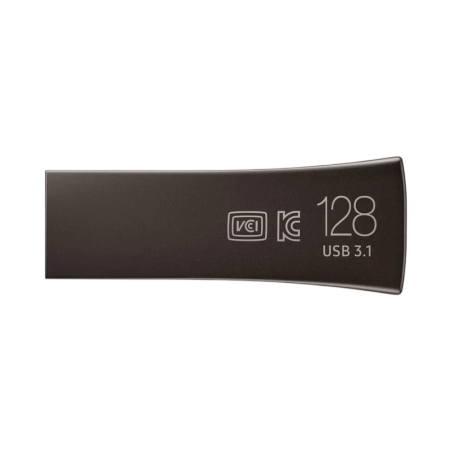 Samsung BAR Plus 128GB Gris Titan USB 3.2 200MB/s Clé mémoire