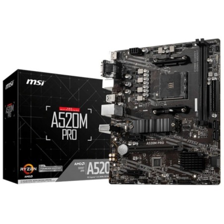 MSI A520M PRO micro ATX AMD A520 AM4 Carte mère