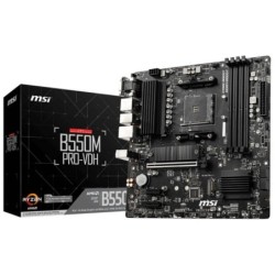 MSI B550M PRO-VDH micro ATX AMD B550 AM4 2 emplacements M.2 Carte mère