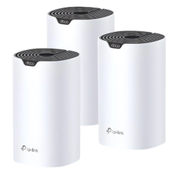 TP-Link Deco S7 3-Pack Blanc WiFi 5 1900Mbps Double bande 3 ports mesh 3 antennes Routeur