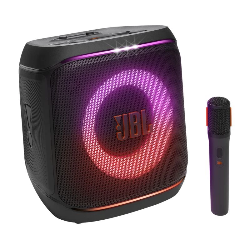 JBL Encore 2 Noir 100W 15h IPX4 4722mAh lumières LED entrée AUX WiFi Enceinte Bluetooth 5.4