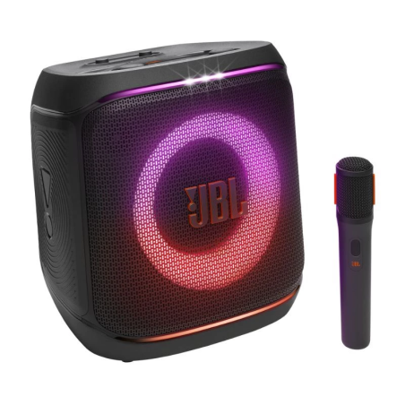 JBL Encore 2 Noir 100W 15h IPX4 4722mAh lumières LED entrée AUX WiFi Enceinte Bluetooth 5.4