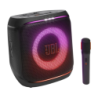 JBL Encore 2 Noir 100W 15h IPX4 4722mAh lumières LED entrée AUX WiFi Enceinte Bluetooth 5.4