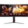 AOC CU34G4Z LED Noir/Rouge 34 pouces 240Hz 1ms incurvé UltraWide Écran