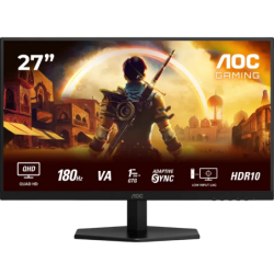AOC G4 Q27G42XNE 27 pouces 2K Fast VA 180Hz 1ms FreeSync HDR10 Écran