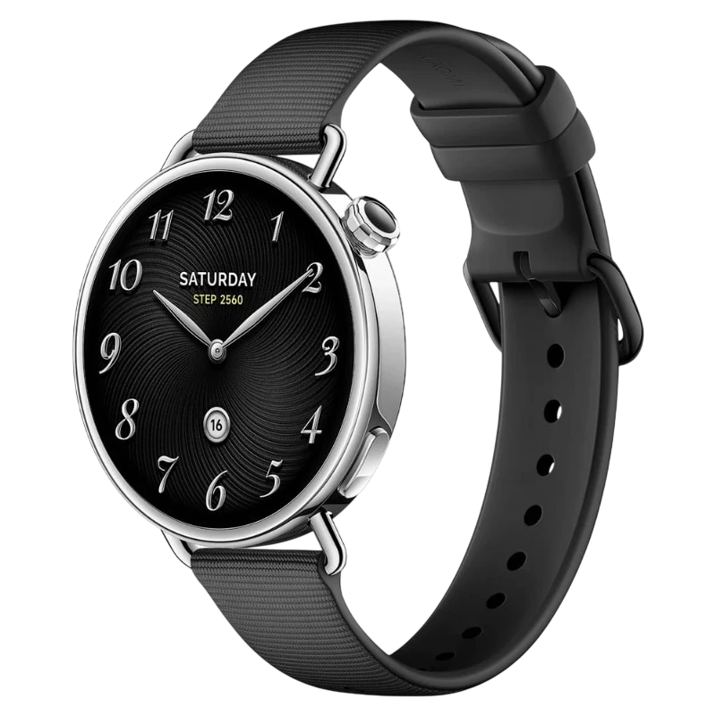 Xiaomi Watch S4 41 mm Bracelet Noir 1,32 pouces AMOLED GPS NFC 8 jours +150 sports 5ATM