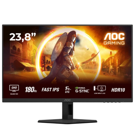 AOC Q24G4RE LED Noir 23,8 pouces 2K 180Hz 1ms Écran