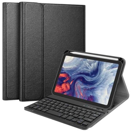 Étui clavier pour Apple iPad Mini 6 2021 / iPad Mini 7 2024