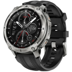 KOSPET Tank T4 32GB Argent 1,43 pouces AMOLED GPS Appels Bluetooth 15 jours 10ATM IP69K Smartwatch