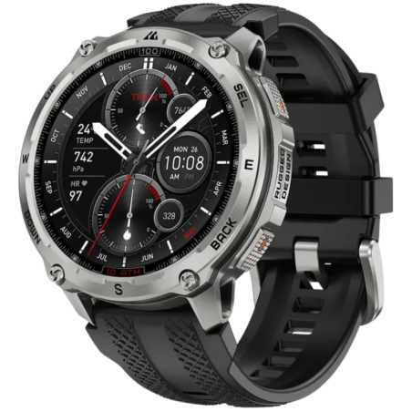 KOSPET Tank T4 32GB Argent 1,43 pouces AMOLED GPS Appels Bluetooth 15 jours 10ATM IP69K Smartwatch