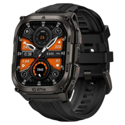 KOSPET Tank M4 32GB 1,96 pouces AMOLED GPS Appels Bluetooth 15 jours 10ATM IP69K Smartwatch
