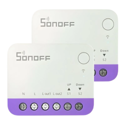 SONOFF MINI-RBS Blanc Pack ×2 WiFi compatible avec Alexa, Google et HomeKit Interrupteur de volets