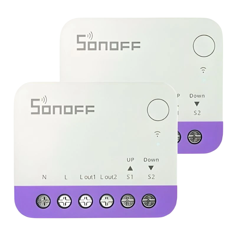 SONOFF MINI-RBS Blanc Pack ×2 WiFi compatible avec Alexa, Google et HomeKit Interrupteur de volets