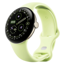 Google Pixel Watch 4 41 mm Doré Bracelet Vert AMOLED GPS NFC 5ATM