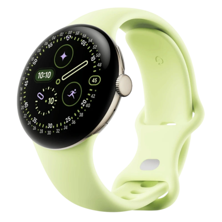 Google Pixel Watch 4 41 mm LTE Or Bracelet Vert AMOLED 5ATM