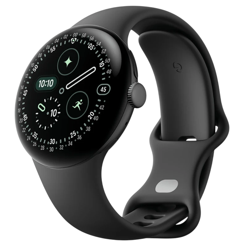Google Pixel Watch 4 41 mm LTE Noir Bracelet Obsidienne AMOLED 5ATM