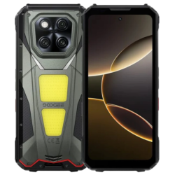 Doogee V Max Play 5G 16GB/512GB Gris Rugged avec projecteur Édition VIP IP68/IP69K 6,78 pouces IPS 120Hz 200MP 45W NFC