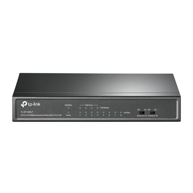TP-Link TL-SF1008LP Fast Ethernet (10/100) PoE Switch de bureau