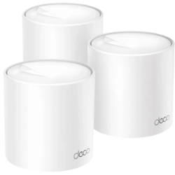 TP-LINK Deco X50 Pack de 3 Réseau maillé 3000 MBit/s 2,4 GHz, 5 GHz WiFi 6 3 ports 2 antennes Routeur